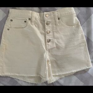 Adorable J Crew cut off denim shorts size 24